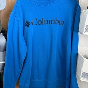 Columbia Men's Vibrant Blue Crewneck Sweater